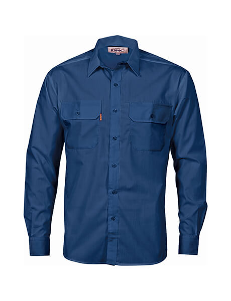 DNC Polyester Cotton L/S Work Shirt (3212)