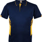 Aussie Pacific-Aussie Pacific Kids Tasman Polo(1st 14 colors)-4 / Navy/Gold-Uniform Wholesalers - 13