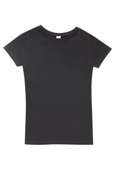 Ramo-Ramo Ladies Organic Cotton Tee-Black / 8-Uniform Wholesalers - 2