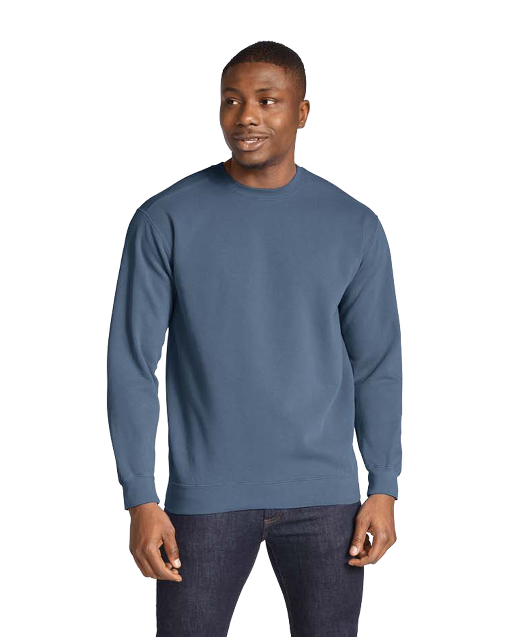 navy comfort colors sweatshirt