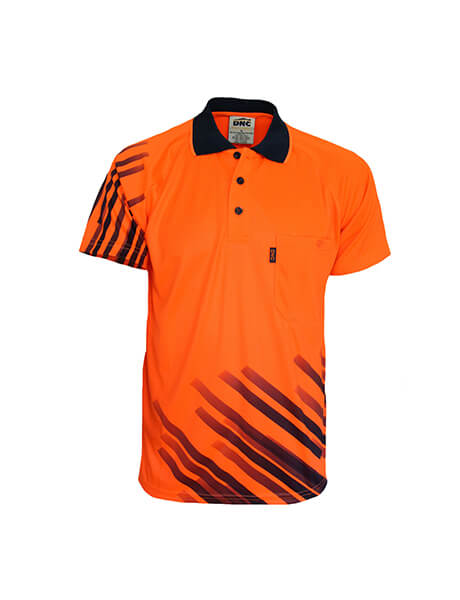 DNC Hivis Sublimated Stripe Polo (3565)