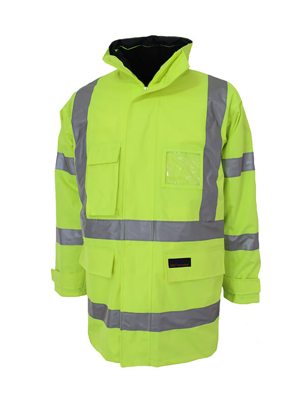Dnc HiVis "6 in 1" Breathable rain jacket Biomotion (3572)