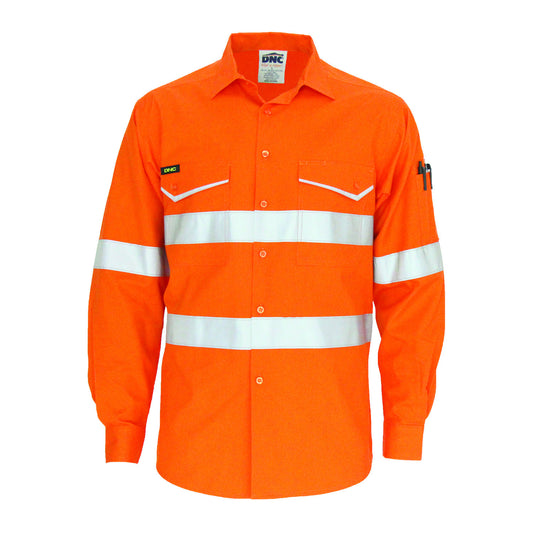 DNC RipStop Cotton Cool Shirt with CSR Reflective Tape, L/S (3590)