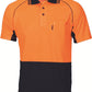 DNC HiVis Cotton Backed Cool-Breeze Contrast Polo - S/S (3719)