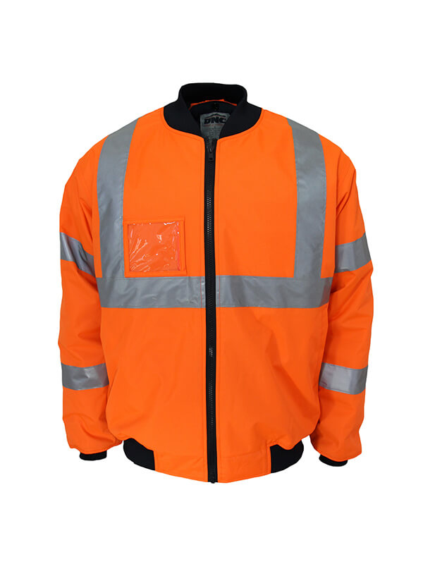 Dnc HiVis "X" back flying jacket Biomotion tape (3763)