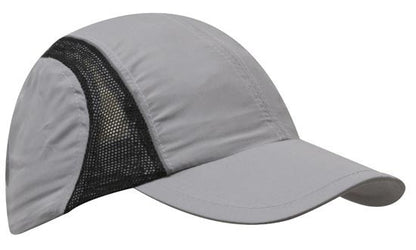 Headwear Micro Fibre & Mesh Sports Cap with Reflective Trim Cap (3814)