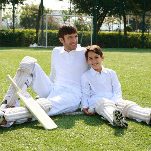 Bocini Kids Long Sleeve Cricket Polo-(CP1214)