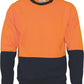 DNC HiVis Two tone Fleecy Sweat Shirt, Crew Neck (3821)