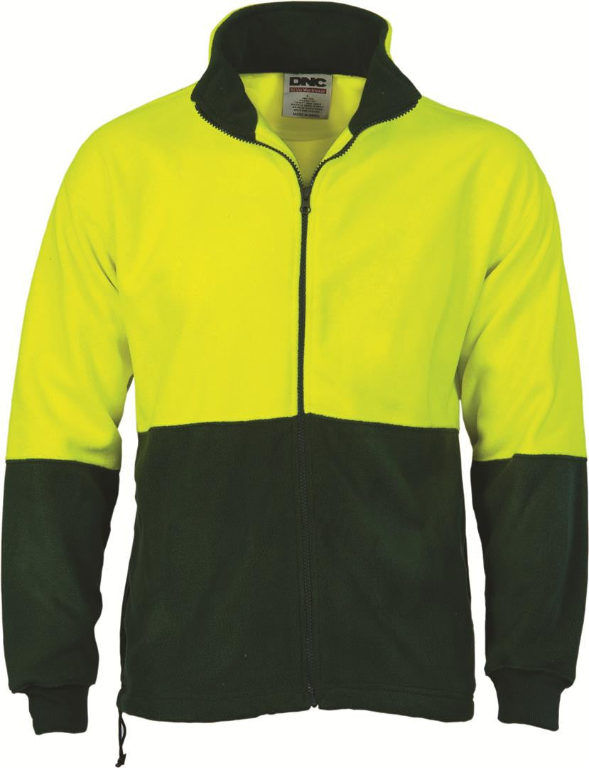 DNC-Hi-Vis-Two-Tone-Full-Zip-Polar-Fleece