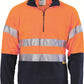 DNC HiVis Two Tone 1/2 Zip Polar Fleece with 3M R/Tape (3829)