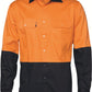 DNC HiVis Two Tone Cool-Breeze Cotton Shirt, Long Sleeve (3840)