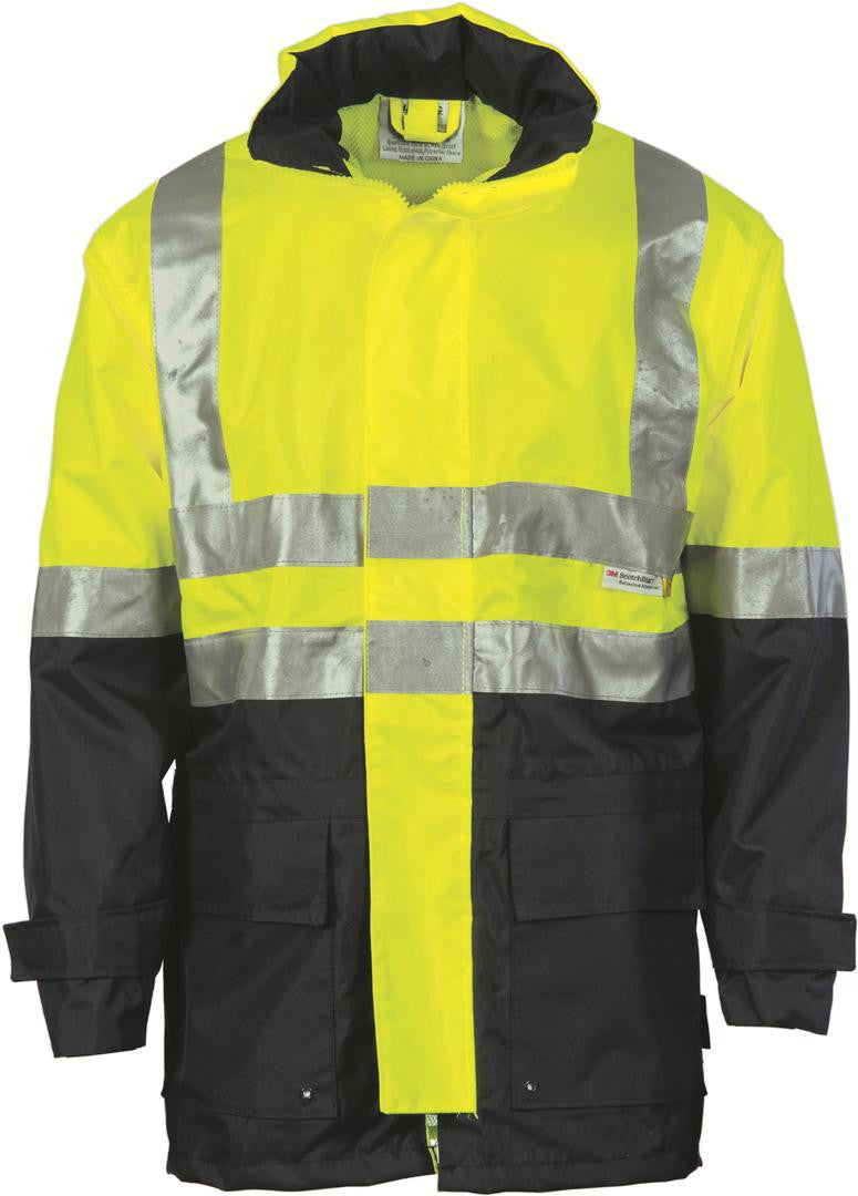 DNC HiVis Two Tone Breathable Jacket with 3M R/Tape (3867)