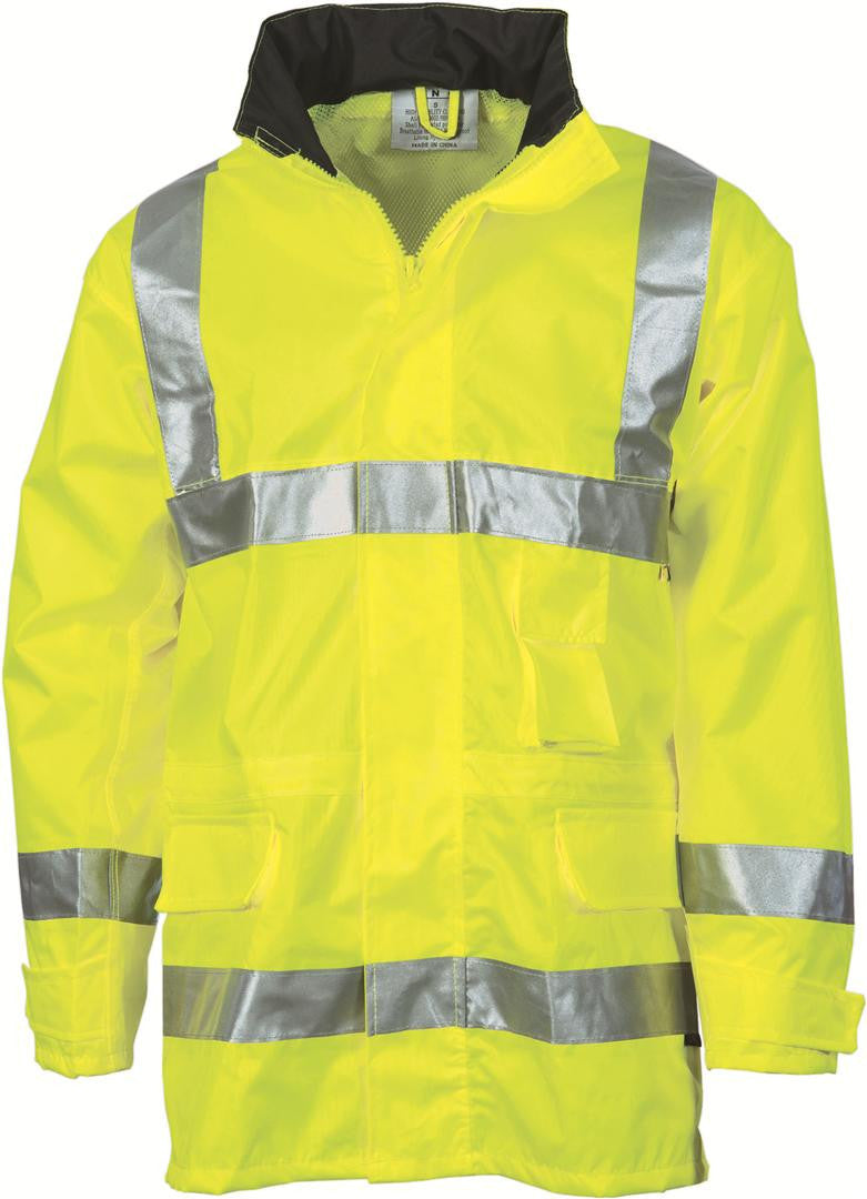 DNC HiVis D/N Breathable Rain Jacket with 3M R/Tape (3871)