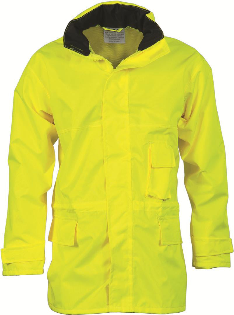 DNC HiVis Breathable Rain Jacket (3873)