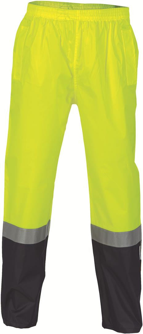 DNC HiVis Two Tone Lightweight Rain Trousers with 3M R/Tape (3880)