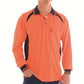 DNC Cool-Breeze Contrast Mesh Polo - long sleeve (3902)