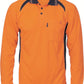 DNC Cool-Breeze Contrast Mesh Polo - long sleeve (3902)