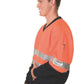 DNC HiVis Two Tone 1/2 Zip Cotton Fleecy Windcheater (3923)