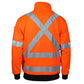 DNC Hi-vis 1/2 Zip X Back Fleecy Jumper (3933)