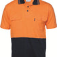 DNC Hivis Cool-breeze 2 Tone Cotton Jersey Polo Shirt With Twin Chest Pocket - S/S (3943)