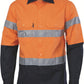 DNC HiVis D/N 2 Tone Drill Shirt with Reflective Tape, Long Sleeve (3982)
