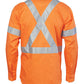 DNC HiVis D/N Cotton Shirt with Cross Back Generic R/Tape - long sleeve (3989)