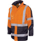 DNC HiVis 2 Tone Cross Back "2 in 1" Contrast Rain Jacket (3993)