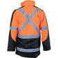 DNC Hivis Cross Back 2 Tone D/N “6 In 1” Contrast Jacket (Outer Jacket And Inner Vest Can Be Sold Separ (3998)