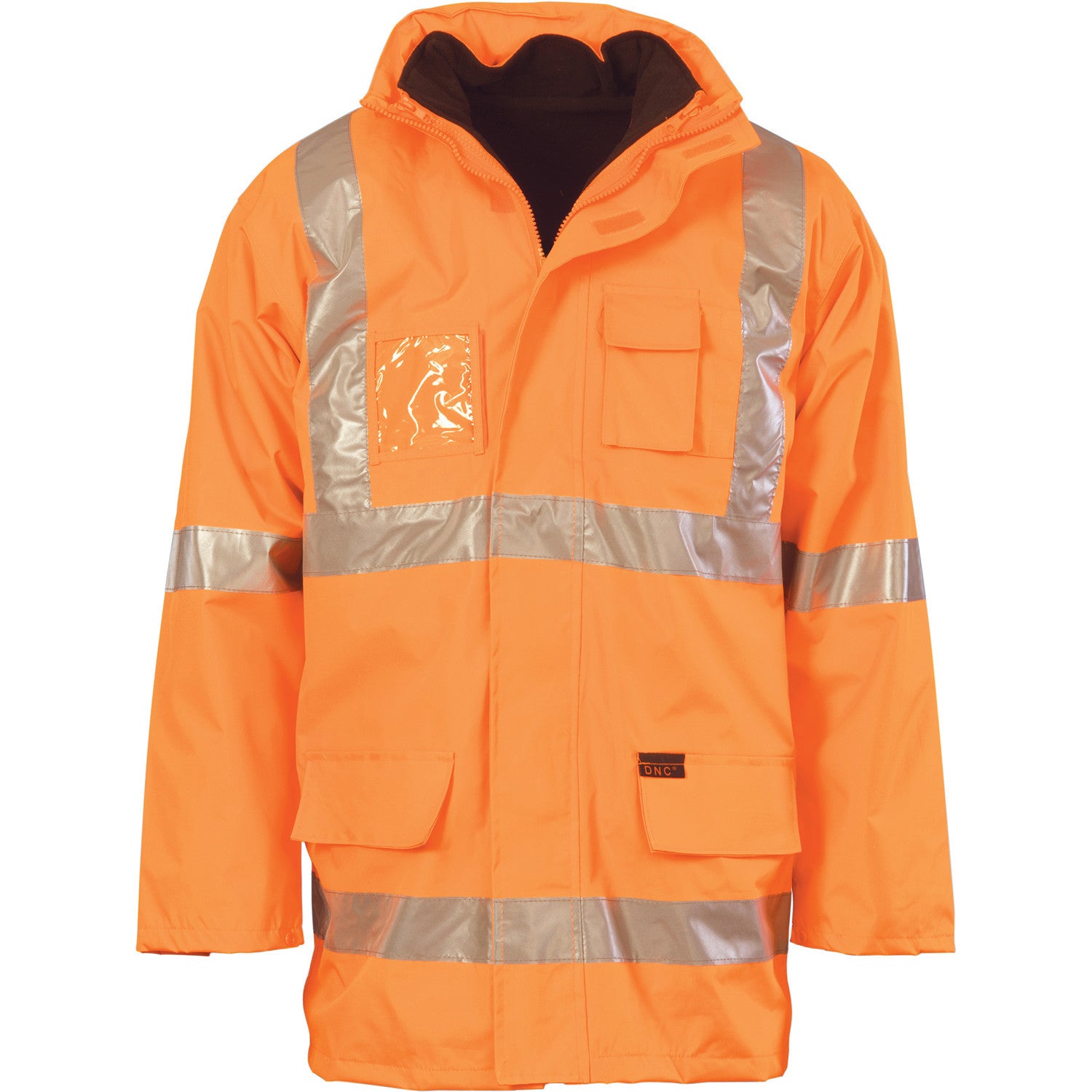 DNC Hivis Cross Back D/N “6 In 1” Jacket (Outer Jacket And Inner Vest Can Be Sold Separately) (3999)