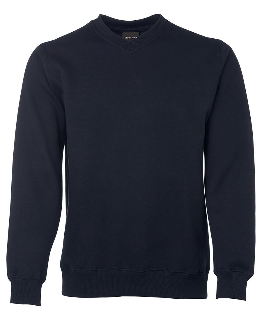 JB's Wear-JB's V-Neck Fleecy Sweat-Navy / S-Uniform Wholesalers - 4