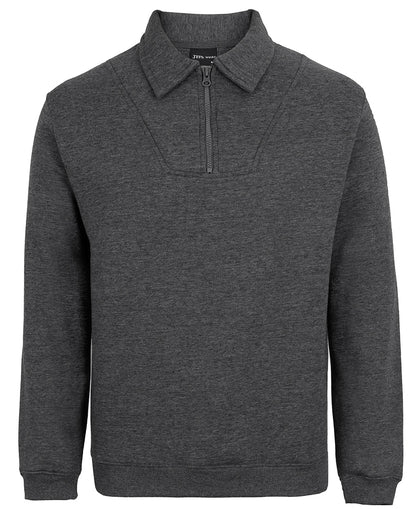 JBs Wear  Adults Half Zip Fleecy Sweat (3FSZ)