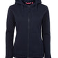 JB's Wear-JB's Ladies Full Zip Fleecy Hoodie-Navy / 8-Uniform Wholesalers - 5