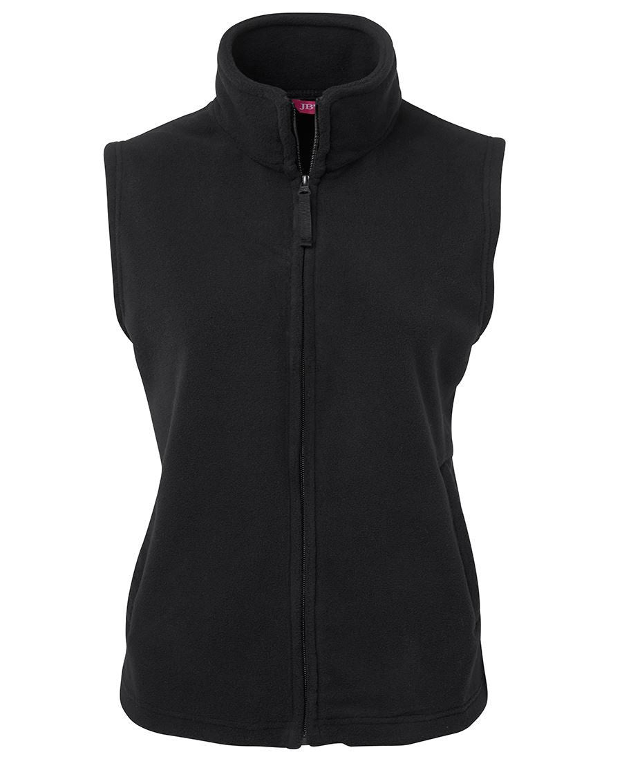 JB's Wear-JB's Ladies Polar Vest-8 / Black-Uniform Wholesalers - 2