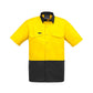 Syzmik Mens Rugged Cooling Hi Vis Spliced S/S Shirt (ZW815)