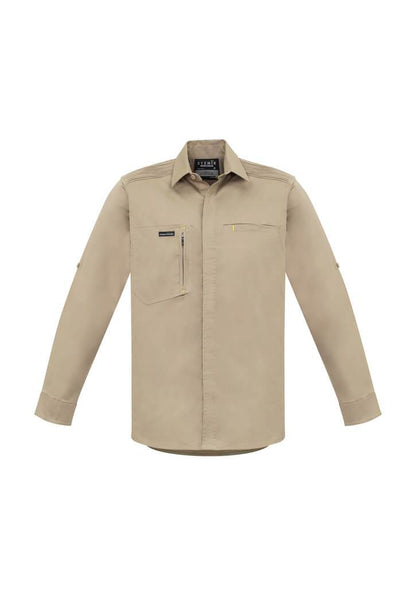 Syzmik Mens Streetworx L/S Stretch Shirt (ZW350)-Clearance