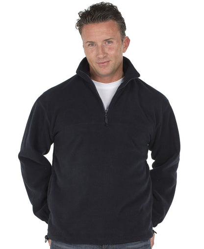 JB's Wear-JB's Adults Half Zip Polar--Uniform Wholesalers - 1