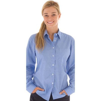 DNC Ladies Regular Collar, Side Splits, Single Pocket - Long Sleeve (4212)