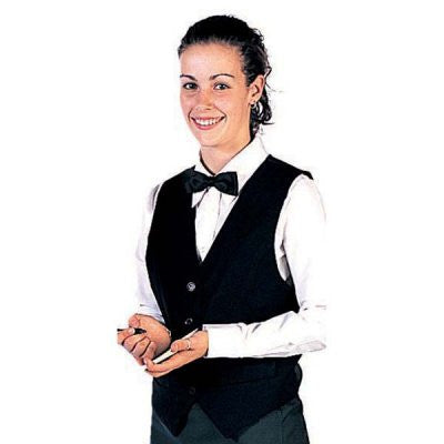 DNC Ladies Black Vest (4302) Uniform Wholesalers DNC Ladies Black Vest (4302) Uniform Wholesalers