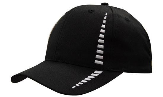Headwear Breathable Poly Twill with Small Check Patterning Cap (4010)