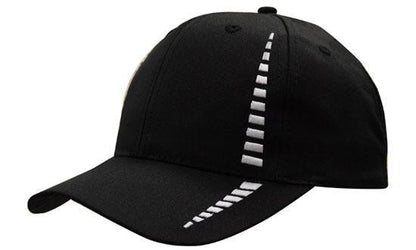 Headwear Breathable Poly Twill with Small Check Patterning Cap (4010)