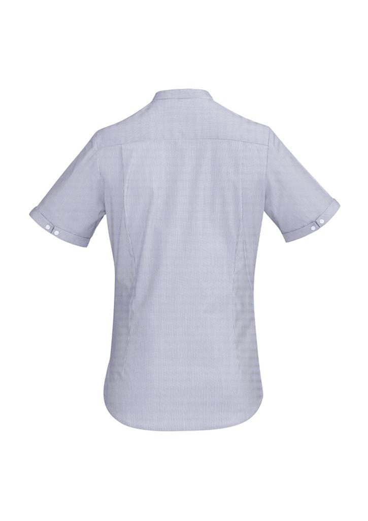 Biz Corporate Womens Bordeaux Short Sleeve Shirt (40112)