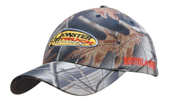 Headwear Leaf Print Camouflage Cotton Twill (4028)