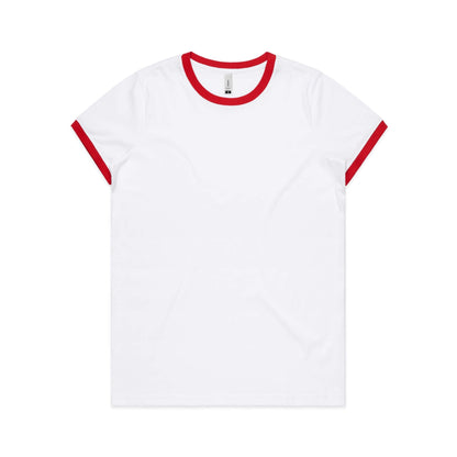Ascolour Women's Ringer Tee (4053)
