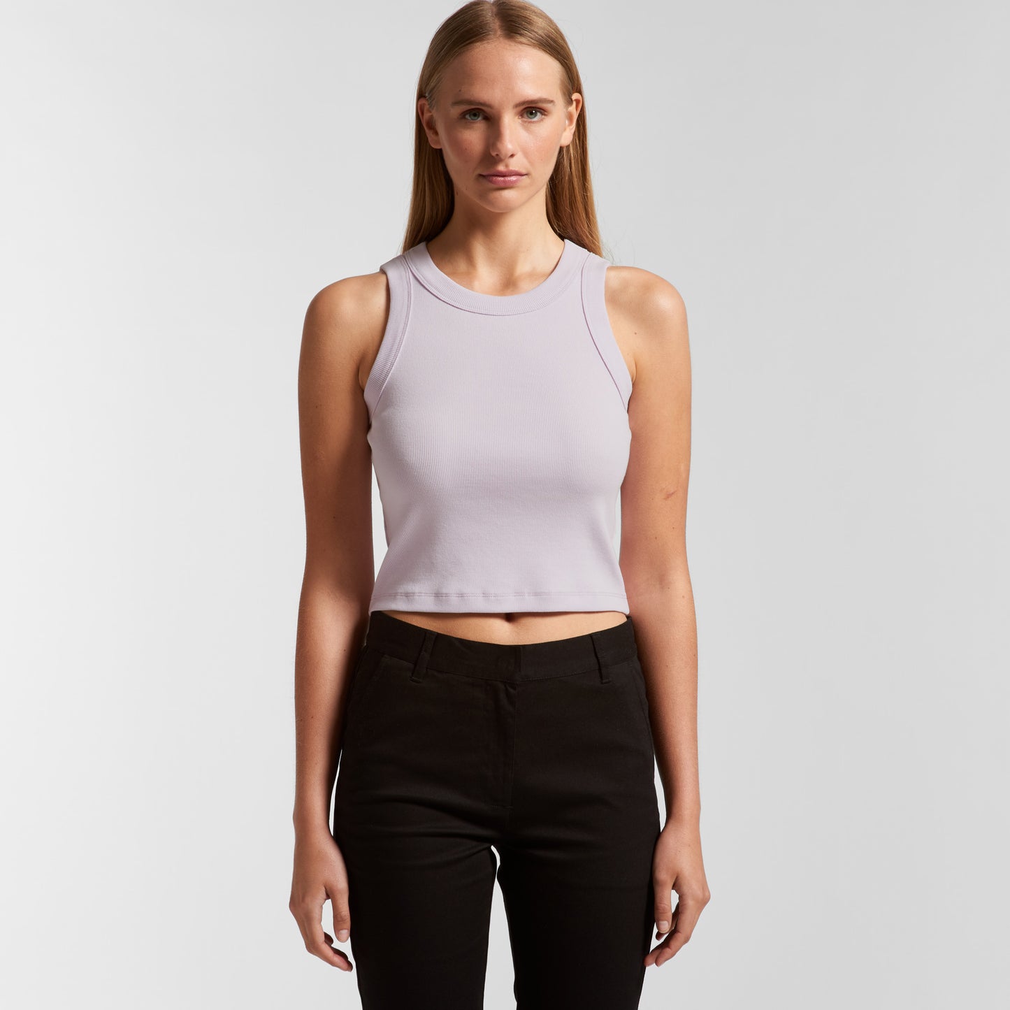 Ascolour Wo's Organic  Rib Crop Tank (4064G)