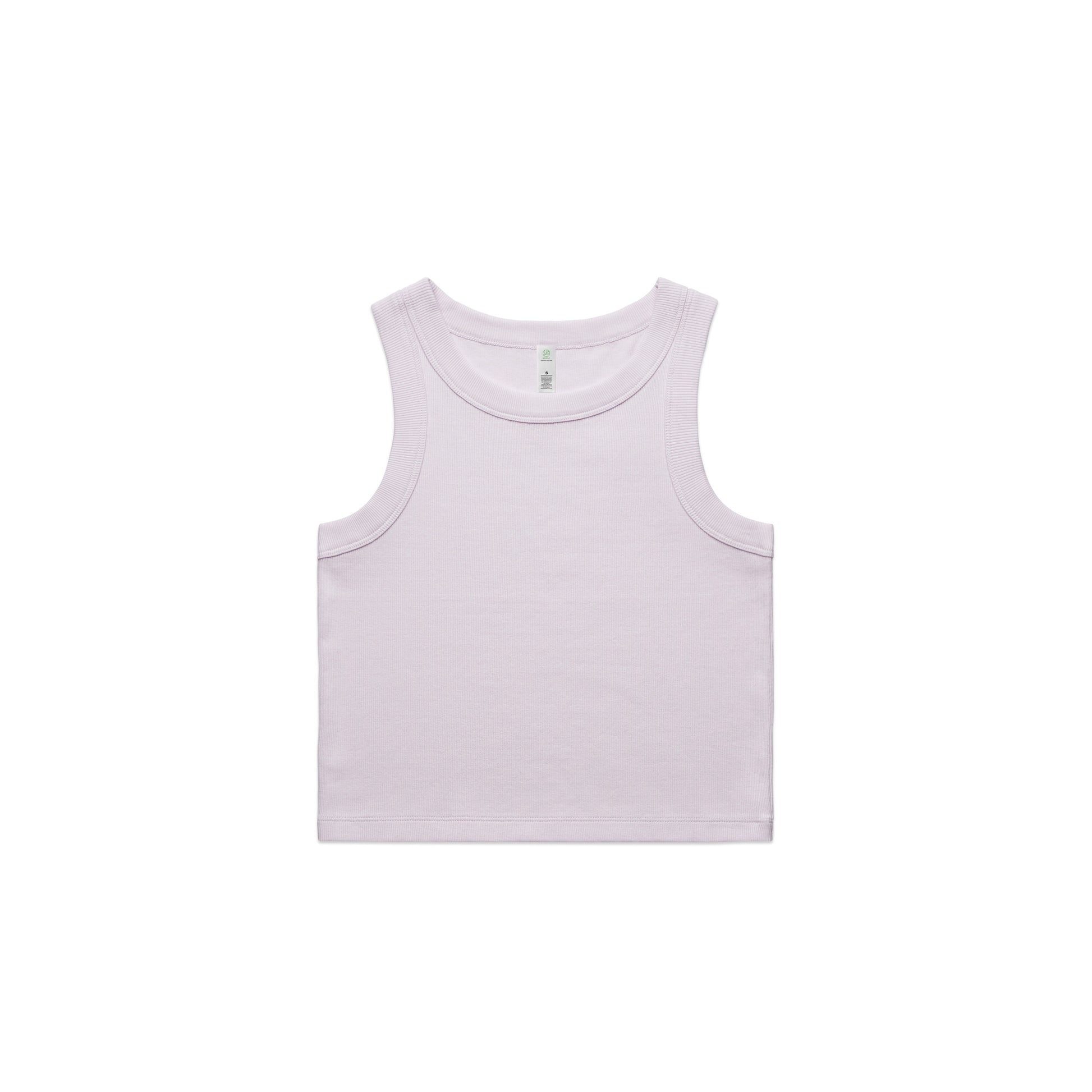 Ascolour Wo's Organic  Rib Crop Tank (4064G) 