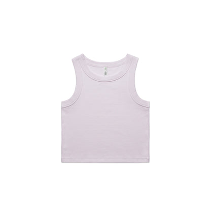 Ascolour Wo's Organic  Rib Crop Tank (4064G) 