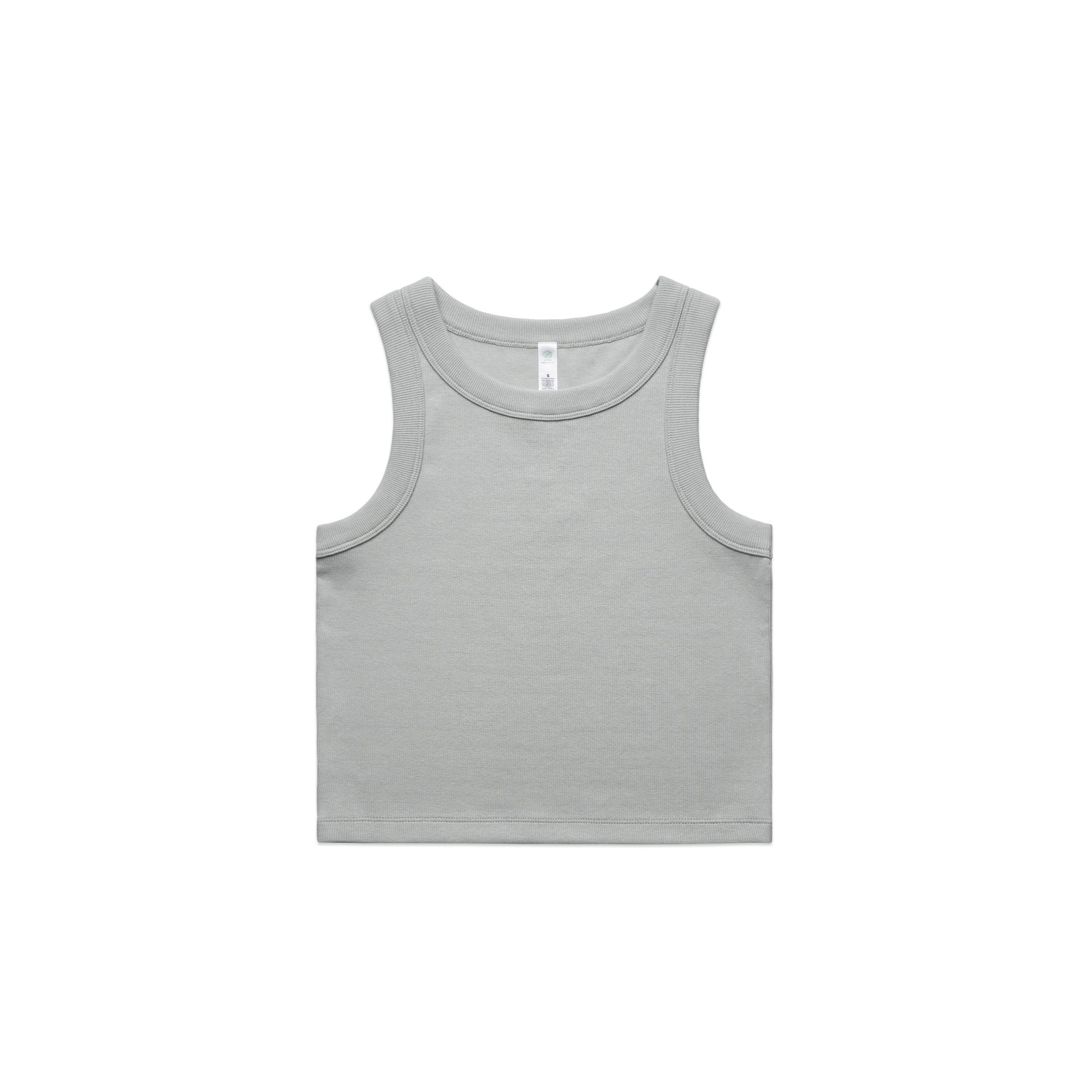 Ascolour Wo's Organic  Rib Crop Tank (4064G) 