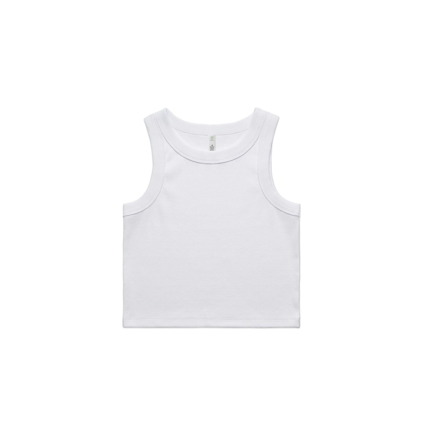 Ascolour Wo's Organic  Rib Crop Tank (4064G)