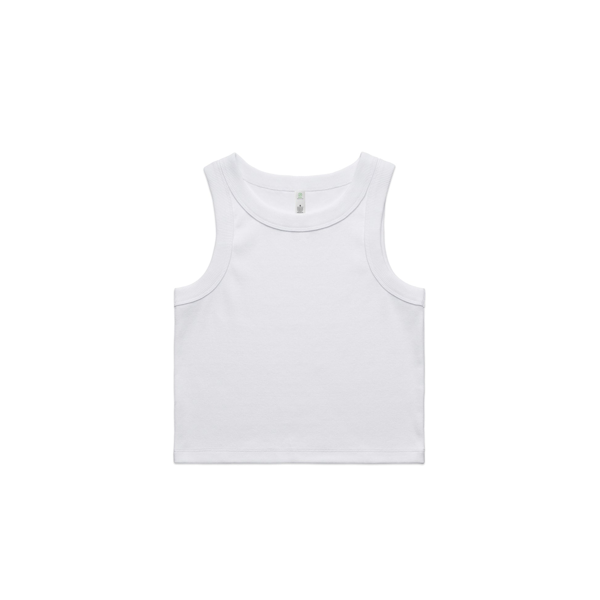 Ascolour Wo's Organic  Rib Crop Tank (4064G) 