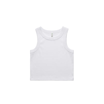 Ascolour Wo's Organic  Rib Crop Tank (4064G) 